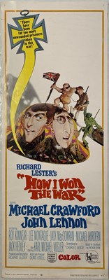 Lot 449 - BEATLES INTEREST - JOHN LENNON - ORIGINAL 1968 US INSERT POSTER FOR HOW I WON THE WAR