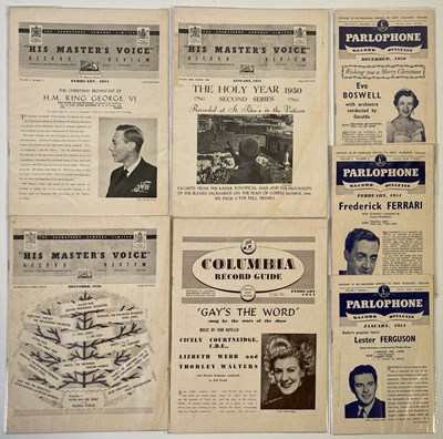 Lot 98 - EARLY 1950S MUSIC CATALOGUES
