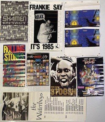 Lot 251 - MIXED ROCK AND POP POSTER COLLECTION