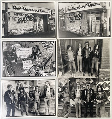Lot 549 - SEX PISTOLS AND THE ADVERTS BARRY PLUMMER 1977 PHOTOGRAPHIC PRINTS