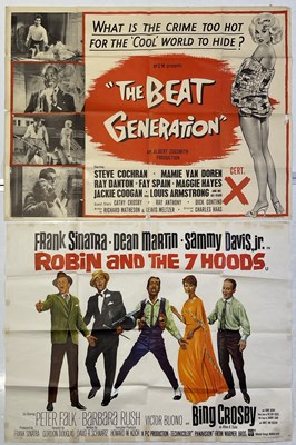 Lot 256 - ORIGINAL 1950s/60s MUSIC FILM QUAD POSTERS INC SINATRA / LOUIS ARMSTRONG.