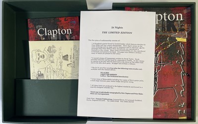 Lot 141 - ERIC CLAPTON - 24 NIGHTS GENESIS PUBLICATIONS.