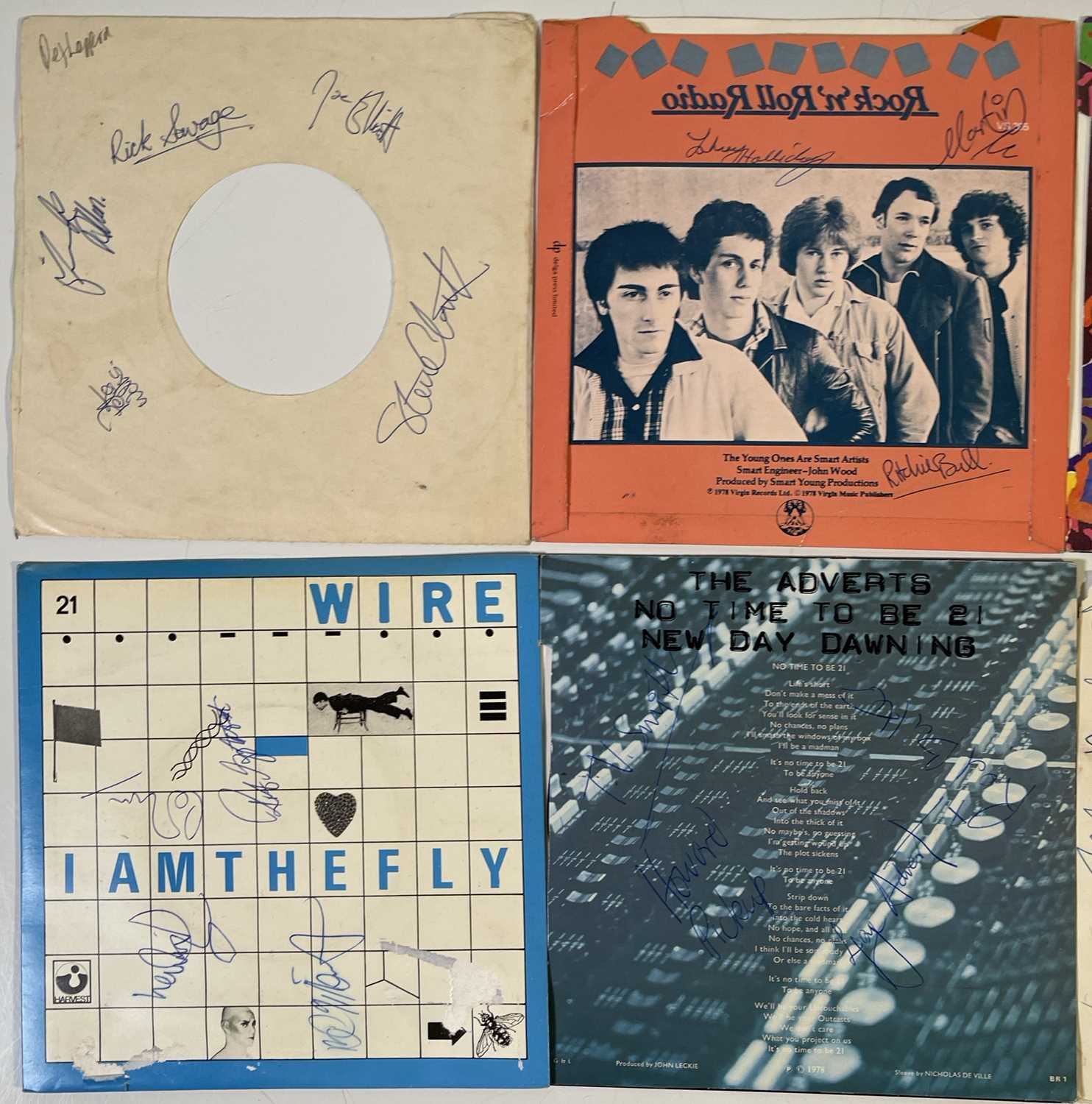 Lot 327 - PUNK SIGNED 7