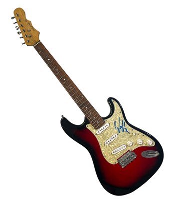 Lot 330 - GARY MOORE SIGNED GUITAR.