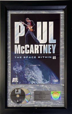 Lot 276 - PAUL MCCARTNEY - SPACE WITHIN US RIAA AWARD.