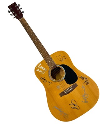 Lot 331 - LITTLE FEAT SIGNED ACOUSTIC GUITAR.