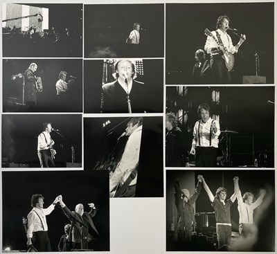 Lot 694 - THE BEATLES INTEREST - TEN LIVE PAUL MCCARTNEY PHOTOGRAPHS WITH COPYRIGHT.