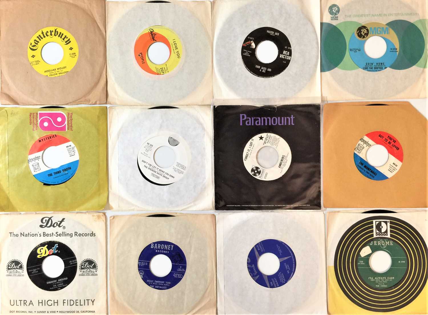 Lot 1199 - US 7" COLLECTION (INC POP/R&R/PSYCH & COUNTRY!)
