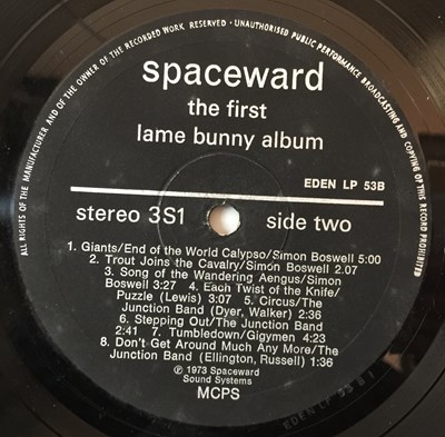 Lot 7 - THE FIRST LAME BUNNY ALBUM (SPACEWARD STUDIOS LP EDEN LP 53)