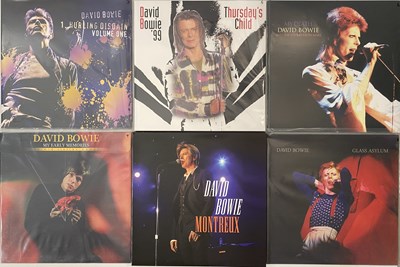 Lot 772 - DAVID BOWIE - PRIVATE/ MODERN ISSUE COLOURED LP PACK
