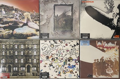 Lot 1021 - LED ZEPPELIN - COMPLETE STUDIO RUN - MODERN PRESSINGS - LP COLLECTION