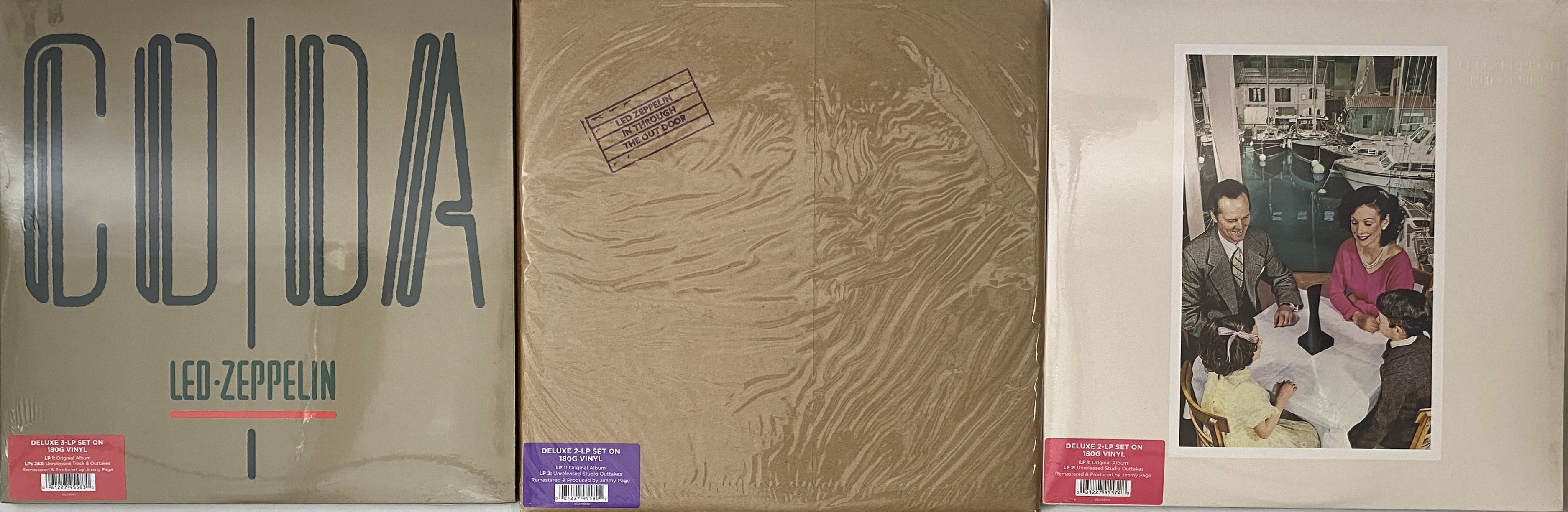 Lot 1021 - LED ZEPPELIN - COMPLETE STUDIO RUN - MODERN