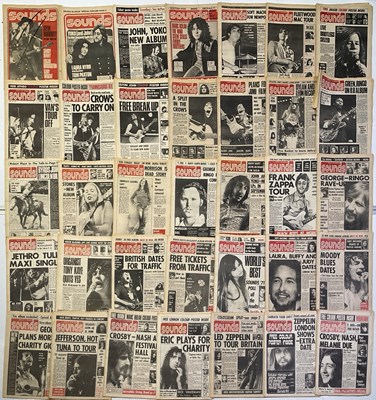 Lot 107 - SOUNDS MAGAZINE - 1971 - 1974 COLLECTION