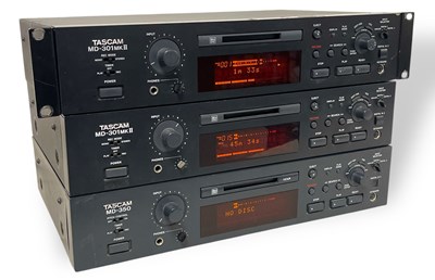 Lot 36 - TASCAM MINI-DISC PLAYERS