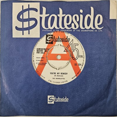 Lot 935 - THE MARVELETTES - YOU'RE MY REMEDY 7" (UK DEMO - STATESIDE - SS 334)