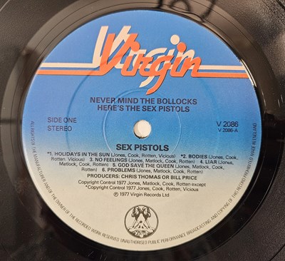 Lot 941 - SEX PISTOLS - NEVER MIND THE BOLLOCKS LP (UK PRESS - A7/ B6 - PLAIN BACK COVER - V2086)