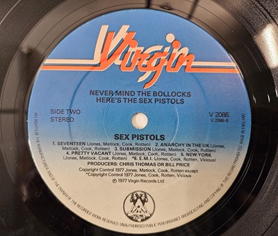 Lot 941 - SEX PISTOLS - NEVER MIND THE BOLLOCKS LP (UK PRESS - A7/ B6 - PLAIN BACK COVER - V2086)