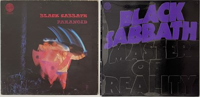 Lot 945 - BLACK SABBATH - MASTER OF REALITY/ PARANOID LP PACK