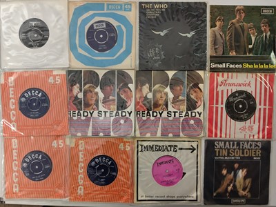Lot 1039 - THE WHO / SMALL FACES - 7" COLLECTION