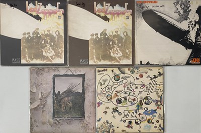 Lot 966 - LED ZEPPELIN - LP PACK (INC UK PLUM & RED ATLANTICS)