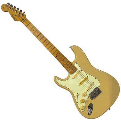 Lot 65 - FENDER SQUIRE STRATOCASTER ELECTRIC GUITAR - LEFT-HANDED.