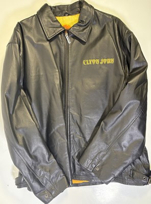 Lot 381 - ELTON JOHN - SATURDAY NIGHTS.. LEATHER JACKET.