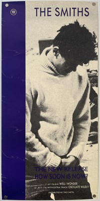 Lot 465 - THE SMITHS - ORIGINAL ROUGH TRADE PROMO POSTER FOR 'HOW SOON IS NOW'.