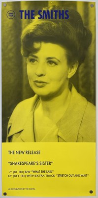 Lot 533 - THE SMITHS - SHAKESPEARE'S SISTER ORIGINAL PROMOTIONAL POSTER.