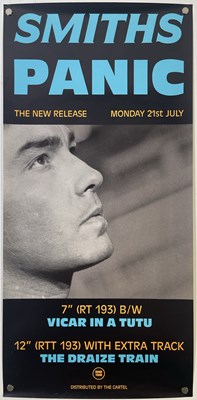 Lot 534 - THE SMITHS - ORIGINAL ROUGH TRADE PROMO POSTER FOR 'PANIC'.