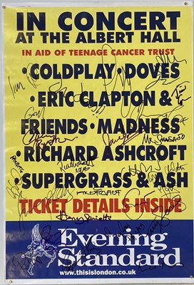 Lot 249 - 2003 TEENAGE CANCER TRUST MULTI SIGNED POSTER.