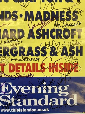 Lot 249 - 2003 TEENAGE CANCER TRUST MULTI SIGNED POSTER.