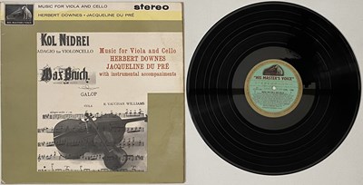 Lot 1103 - JACQUELINE DU PRE - MUSIC FOR VIOLA & CELLO LP (CSD 1499 - UK STEREO ORIGINAL)