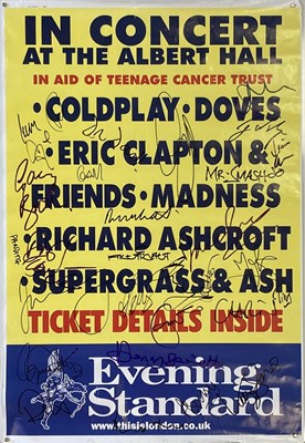 Lot 250 - 2003 TEENAGE CANCER TRUST MULTI SIGNED POSTER.