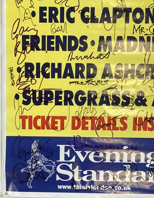 Lot 250 - 2003 TEENAGE CANCER TRUST MULTI SIGNED POSTER.
