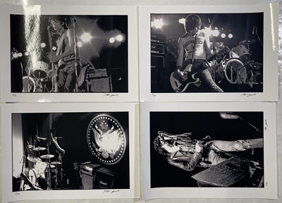 Lot 188 - PETER COOK - SIGNED LIMITED EDITION PHOTOGRAPHS - THE RAMONES.