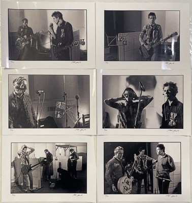 Lot 185 - THE CLASH - A SET OF SIX LIMITED EDITION PHOTOGRAPHS BY PETER COOK.