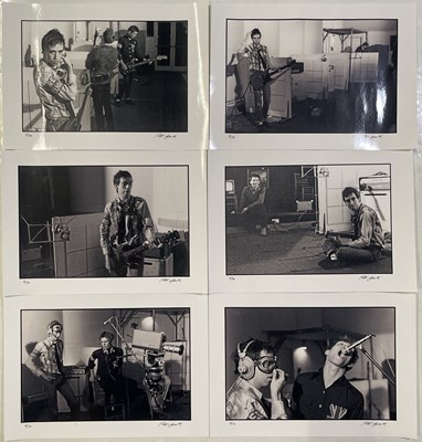 Lot 186 - THE CLASH - A SET OF SIX LIMITED EDITION PHOTOGRAPHS BY PETER COOK.