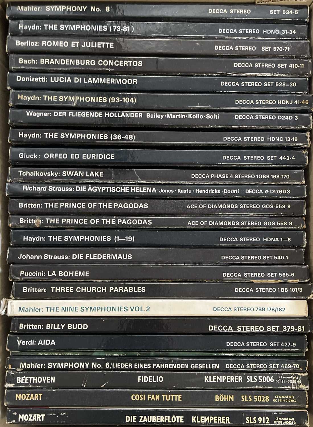Lot 1121 - CLASSICAL - LP BOX SET COLLECTION