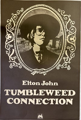 Lot 264 - ELTON JOHN - TUMBLEWEED CONNECTION PROMOTIONAL POSTER.
