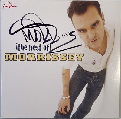 Lot 535 - THE SMITHS INTEREST - MORRISSEY SIGNED LP.
