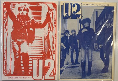 Lot 108 - U2 - ORIGINAL AND EARLY FANZINES, 1982.
