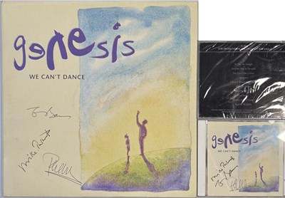 Lot 340 - GENESIS - SIGNED LP AND CD.