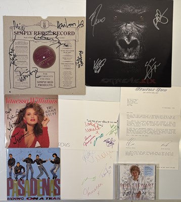 Lot 341 - SIGNED MUSIC MEMORABILIA.