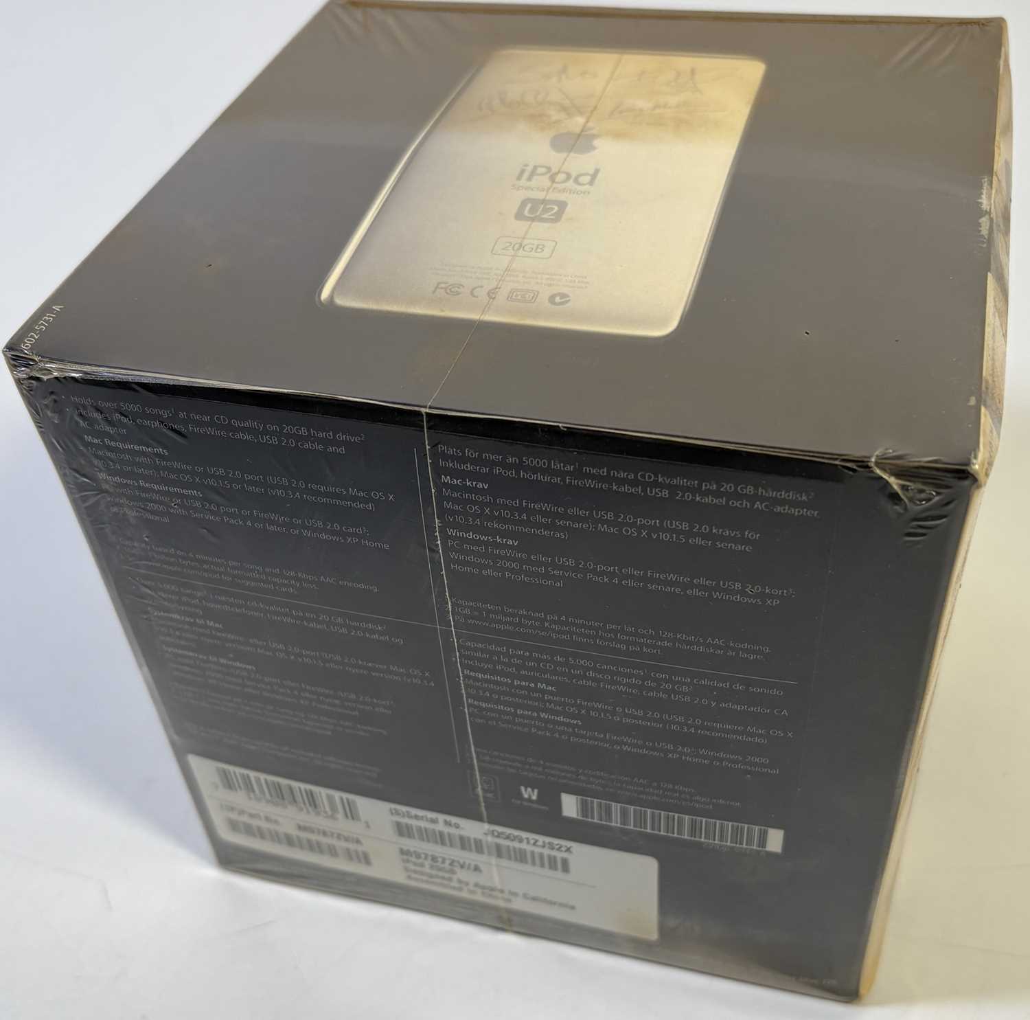 Lot 114 - U2 - STILL SEALED SPECIAL EDITION 2004 20GB IPOD.