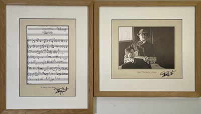 Lot 115 - STEVE HUNTER - TWO SIGNED DISPLAYS.