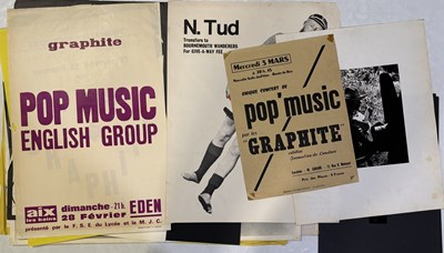 Lot 268 - 1970S POSTER, DESIGN AND MEMORABILIA COLLECTION RELATING TO 'GRAPHITE'.