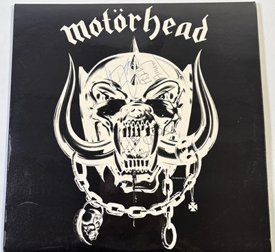 Lot 343 - MOTORHEAD - FULLY SIGNED COPY OF THE DEBUT LP.