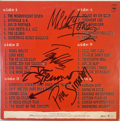 Lot 350 - THE CLASH - FULLY SIGNED COPY OF SANDINISTA.