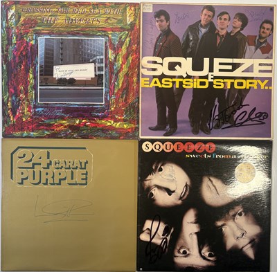 Lot 351 - SIGNED LP COLLECTION INC SQUEEZE / ADVERTS.