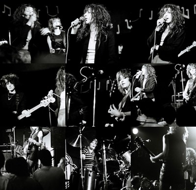 Lot 558 - PUNK INTEREST - THE SLITS - JUNE 1978 PHOTOS WITH COPYRIGHT.